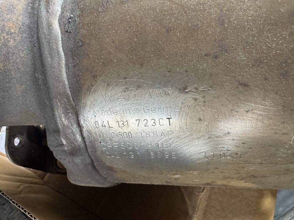 VW AUDI SKODA SEAT 2.0 TDI KATALIZATOR filtr dpf jak nowy wrocław