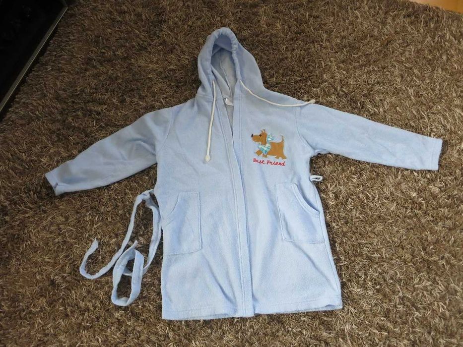 Szlafrok piesek -116 cm