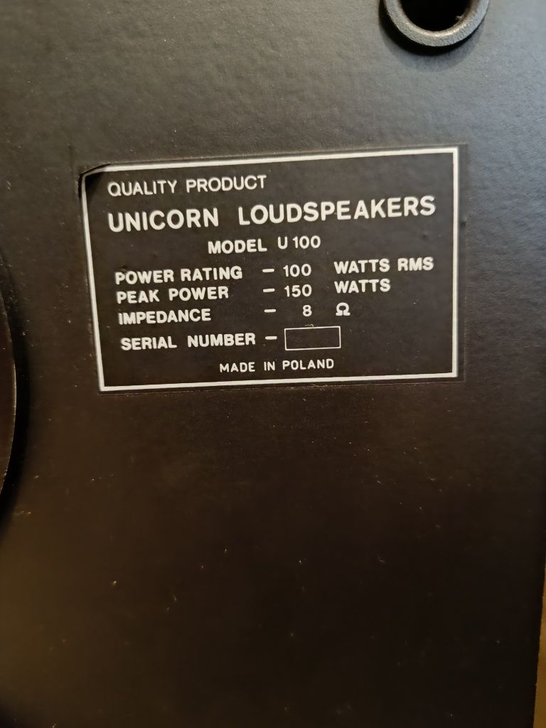 Kolumny Tonsil altus 75 UNICORN LOUDSPEAKERS