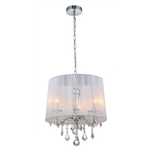 lampa wisząca do sypialni glamour kryształki