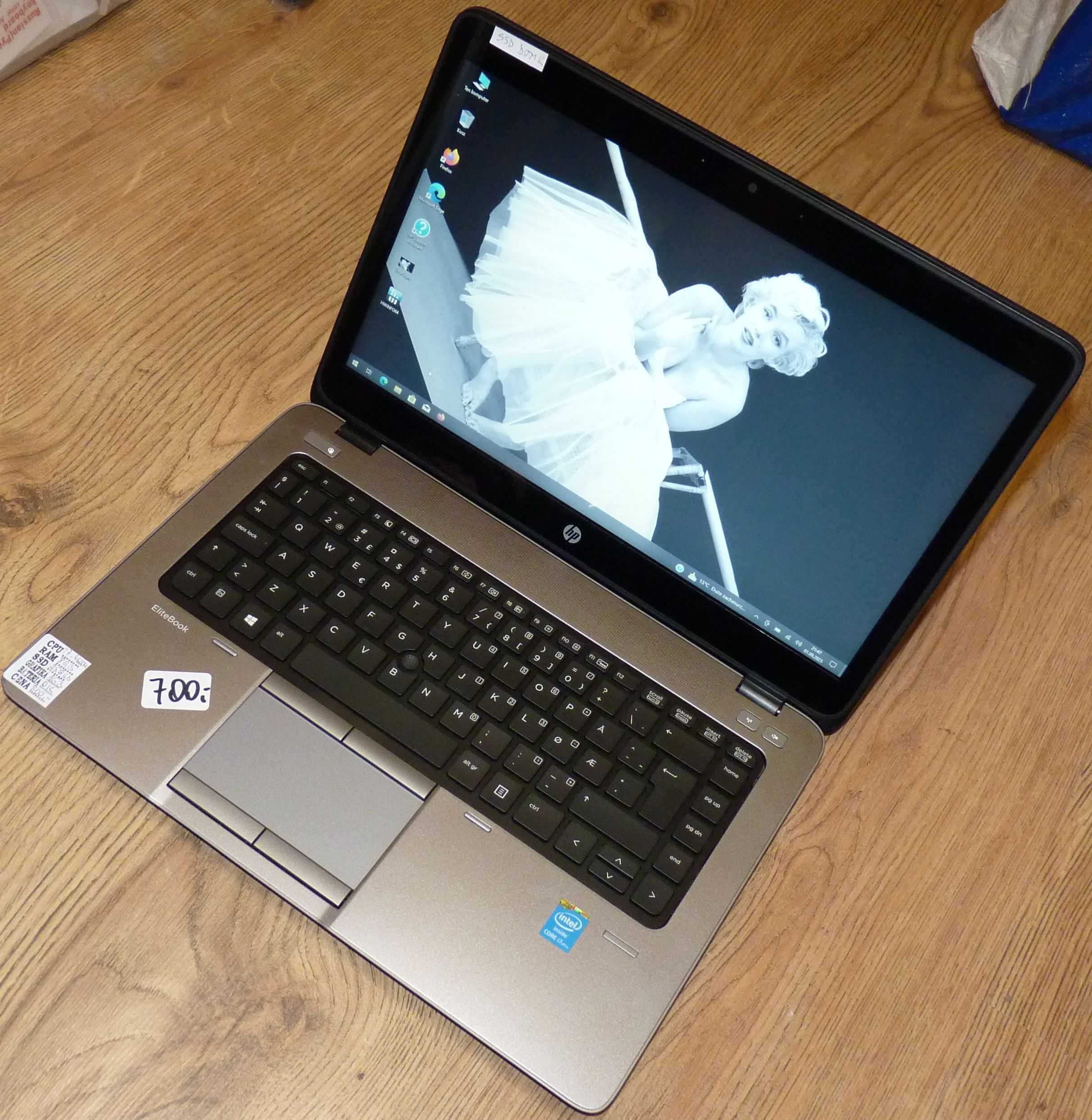 HP EliteBook 840 G1 Dotykowy i7 16Gb 256 SSD gw6m