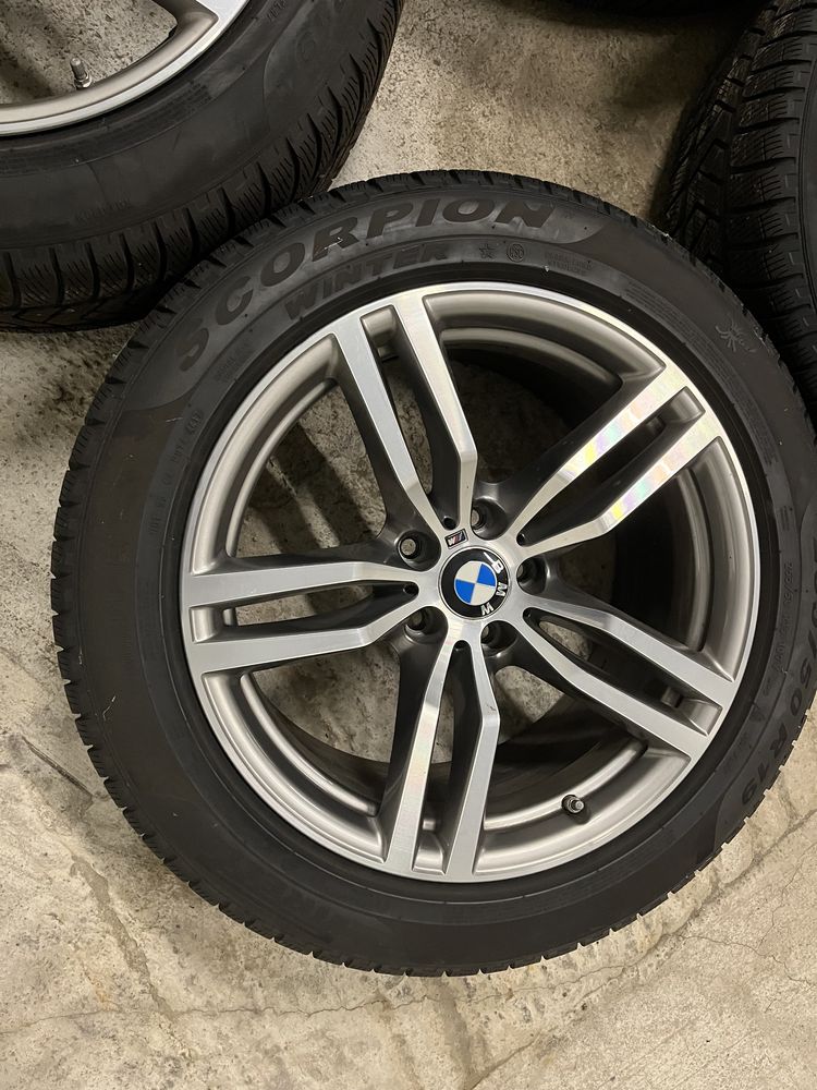 Alufelgi OE BMW x6 Mpakiet 5x120 19 cali kola zimowe Pirelli stan bdb