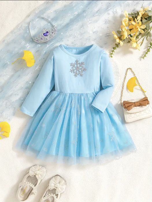 Святкова новорічна/різдвяна сукня для дівчинки 4-5 років, 98-110