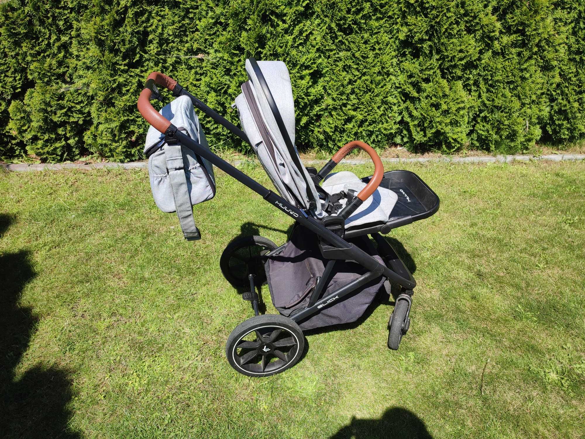 Wózek Muuvo Slick 2w1 spacerówka + gondola