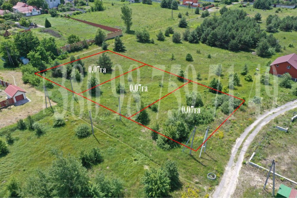 Продам участок 3х фасадный 21 сотка Любимовка житомерская трасса