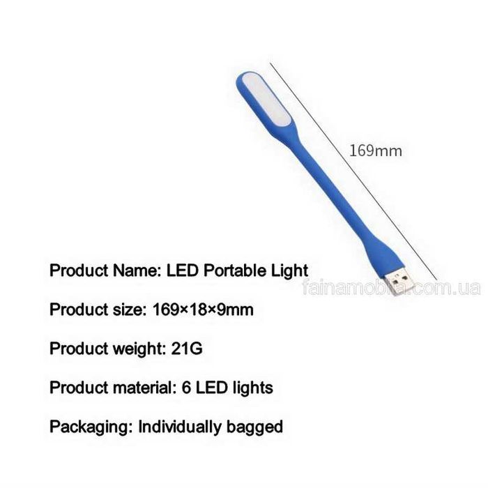 Светильник фонарик лампа USB Ledlight UL-06A