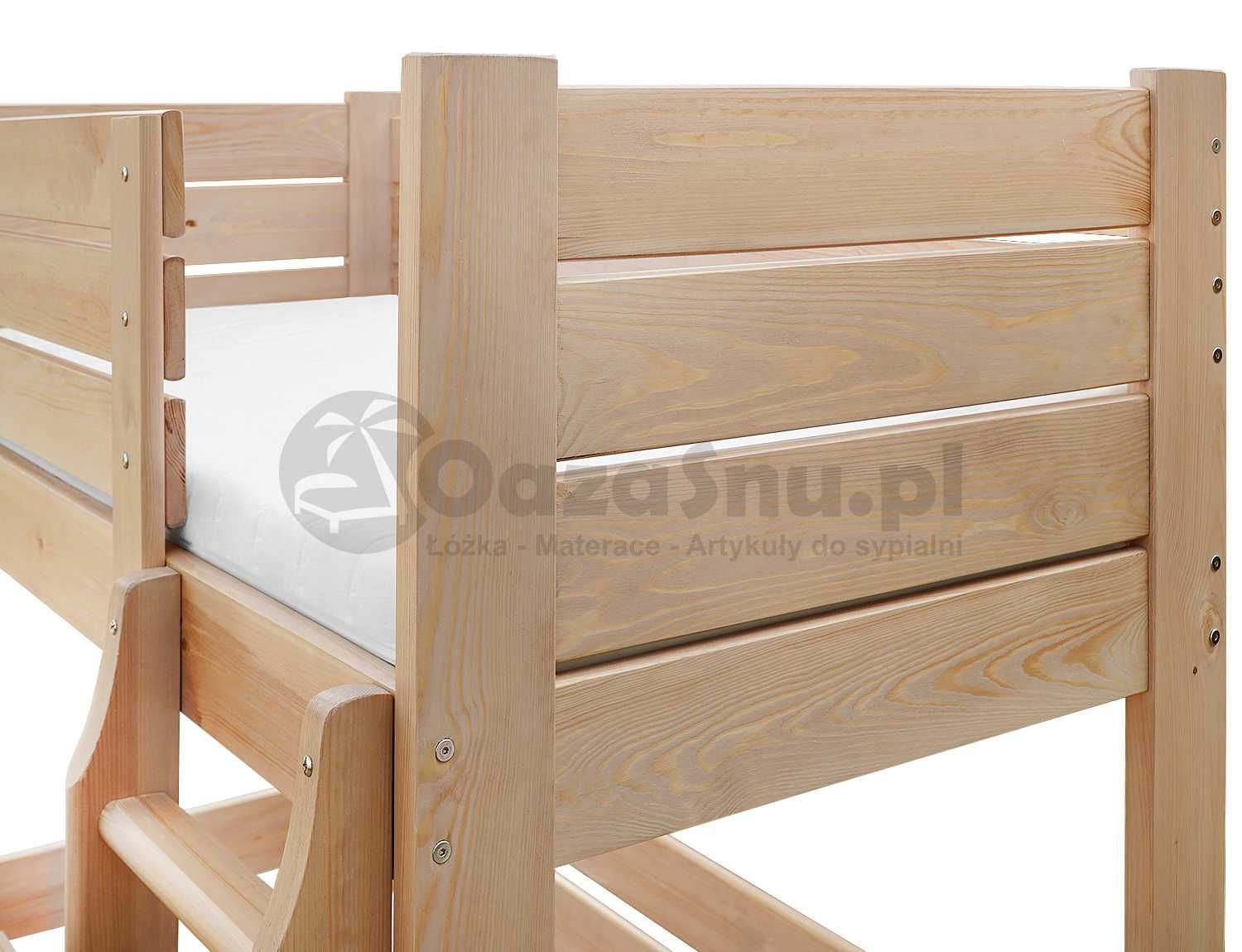 łóżko piętrowe OLIMP 90x200 mega stabilne 100 kg