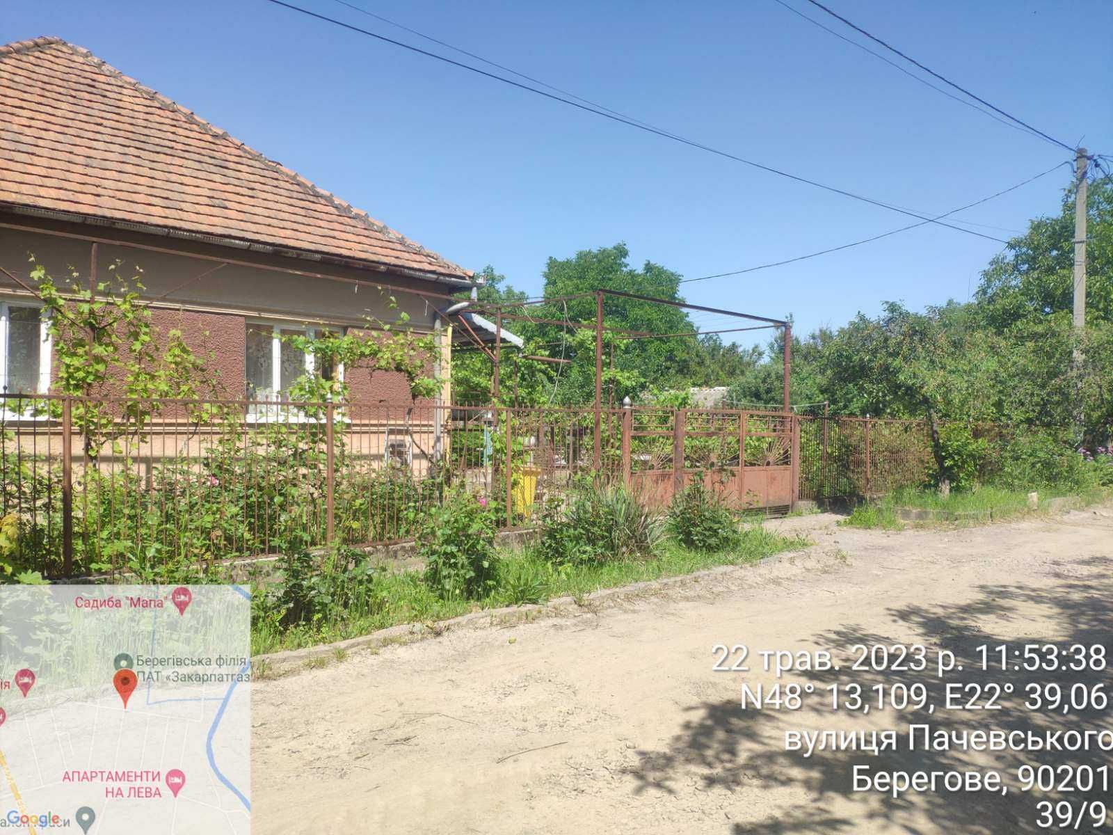Житл.буд.заг. пл. 79,2.: Закарп. обл., м.Берегове, вул.Пачовського,39