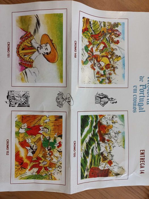 Cromos,história de  portugal. correio da manha