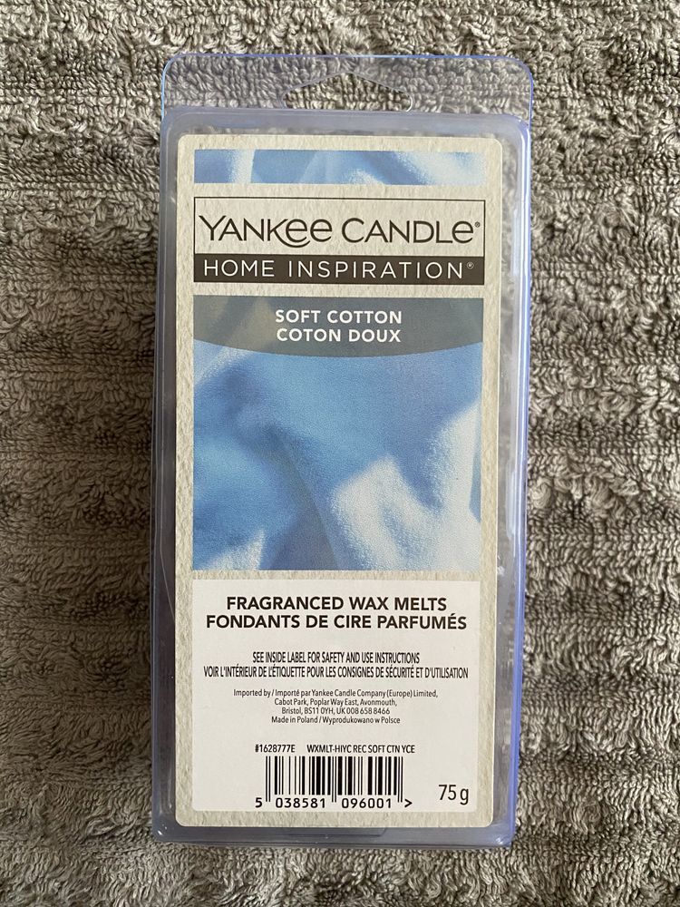 Yankee Candle wosk zapachowy Soft Cotton