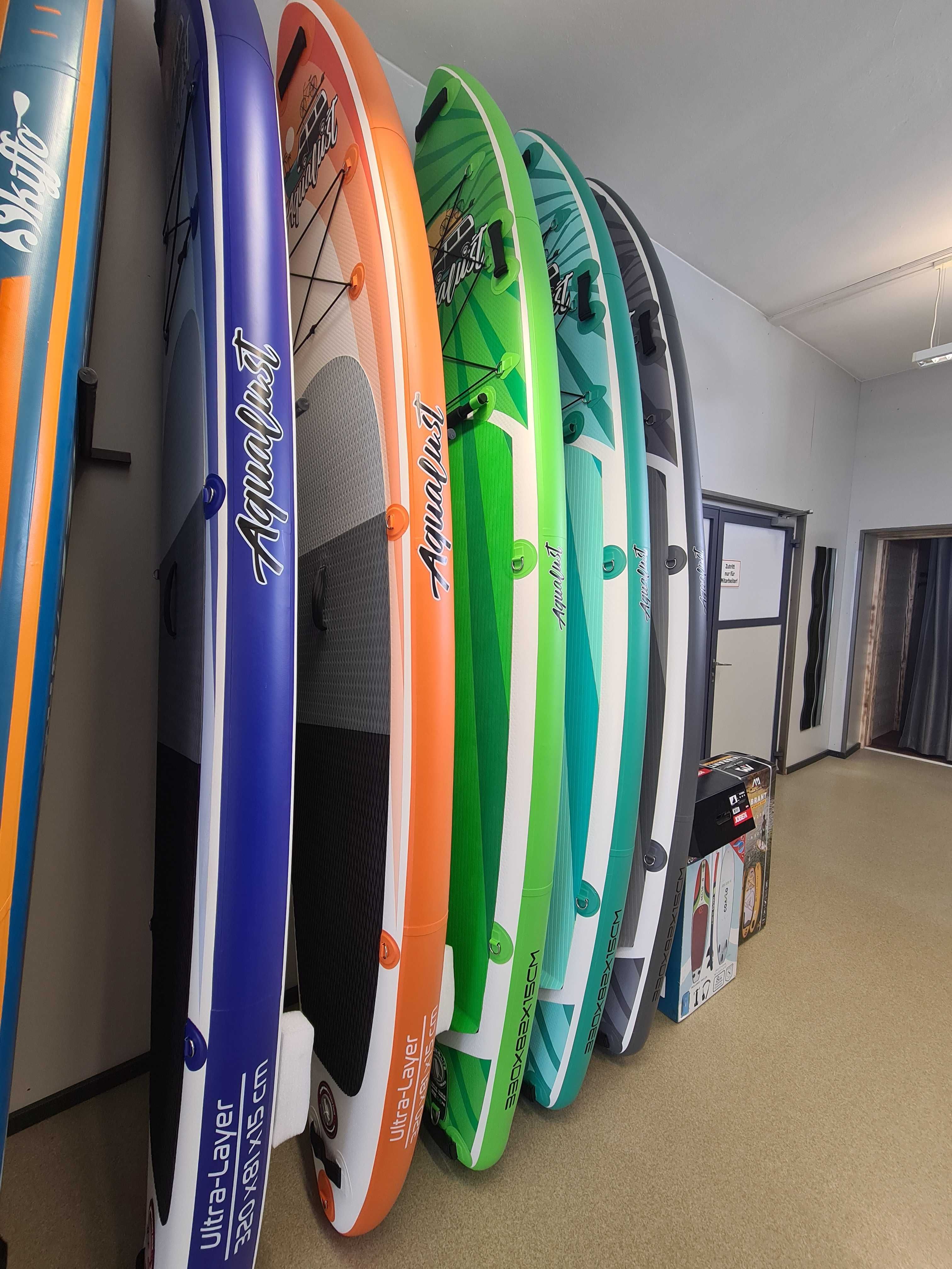 САП доска SUP дошка AQUALUST НОВАЯ 2 СЛОЯ 320 см. борд board Paddle