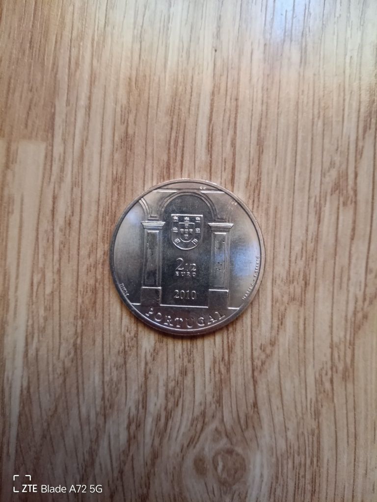 Moedas de 2,5 euros