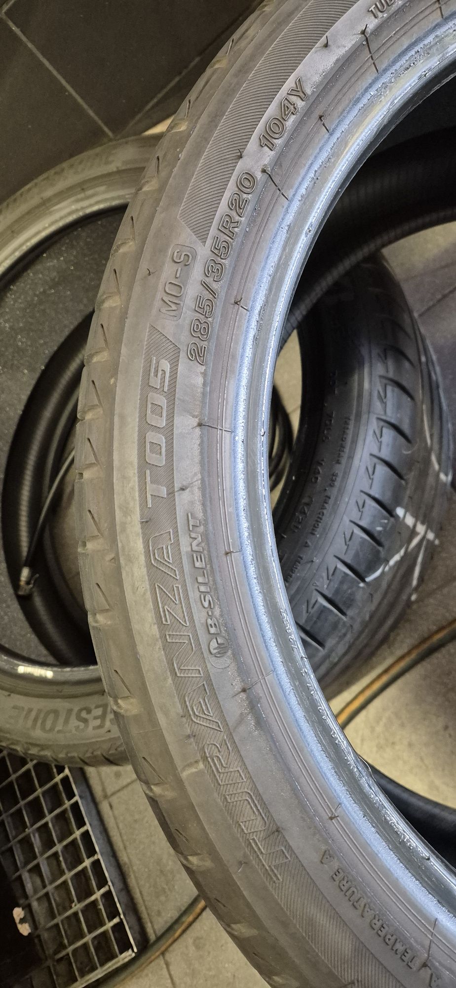 Opony Letnie 2sztuki Bridgestone Turanza t005 MO-S 285/35R20 104Y