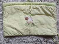 Ochraniacz na łóżeczko owieczka zielony