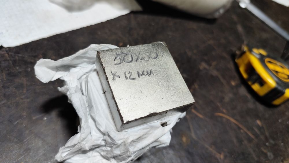 Неодимовый магнит 50×50×12; 70×40