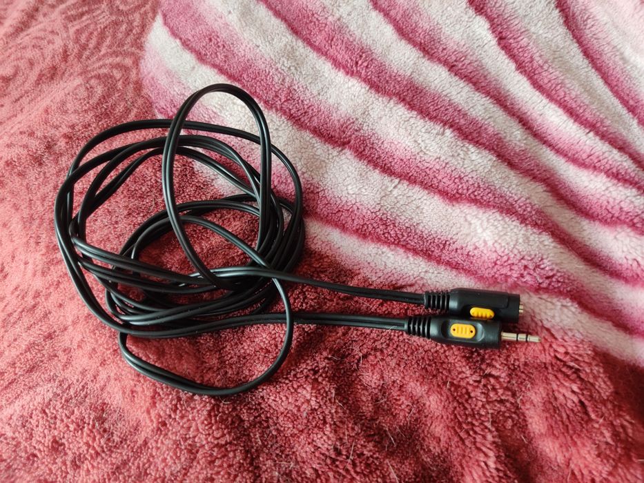 Kabel audio z gniazdem i wtyczką Jack 3,5 mm przedłużacz