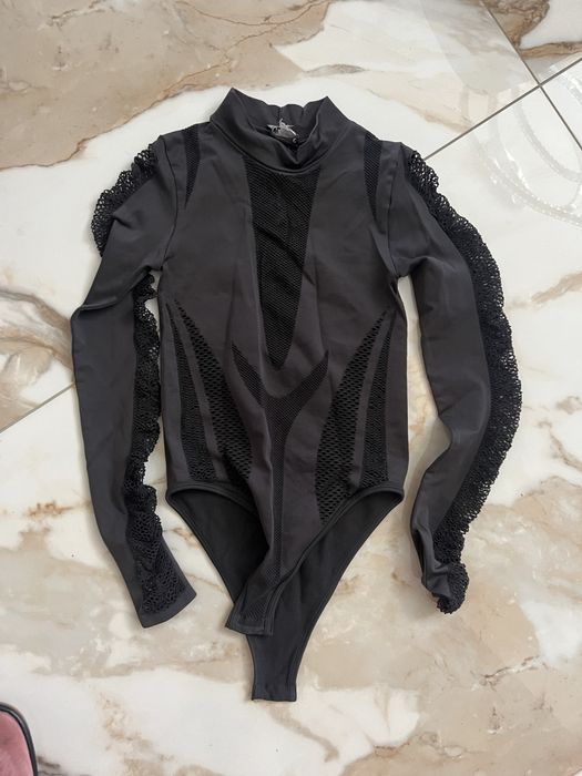 Боди лонгслив zara cher 17 hm papaya