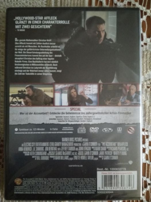 Film DVD w języku angielskim i niemieckim