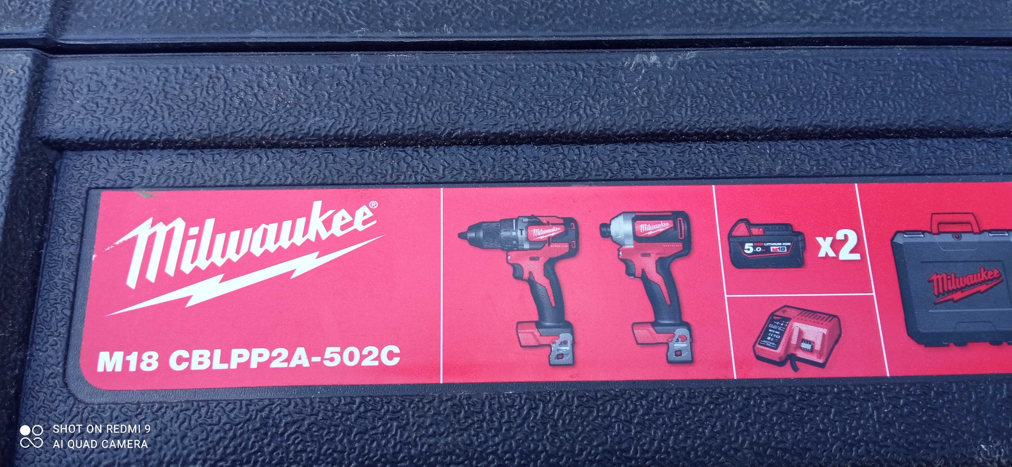 Milwaukee Wkrętarka zakrętarka CBLPP2A-502C 18V 5Ah