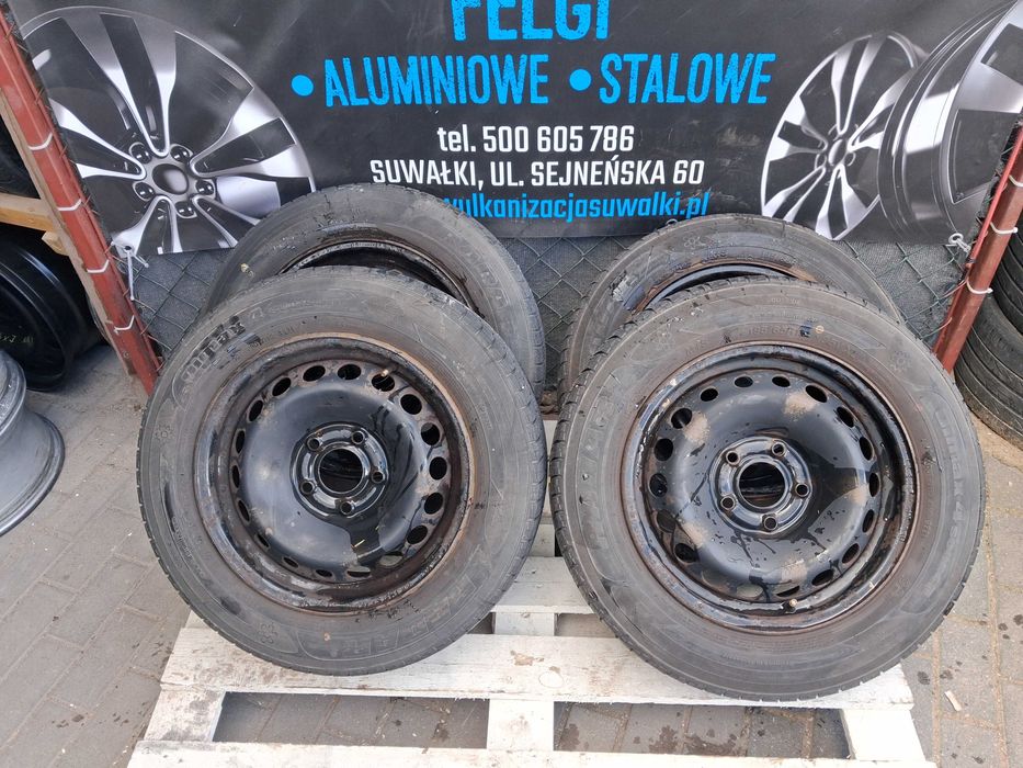 4x koła wielosezonowe R15 5x114,3 Renault Megane Fluence Scenic Nissan