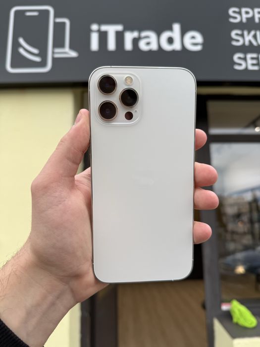 Telefon iPhone 12 PRO MAX 128GB Biały Apple Gwarancja iTrade