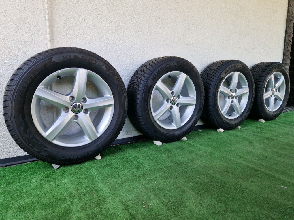 215/60r16 Vw Passat B8 B7 T-Roc Eos Scirocco Golf Alufelgi 5x112 Et42