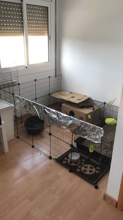 Wybieg NOWA Klatka Kojec dla KRÓLIKA Świnki Chomika PSA Modułowa DUŻA