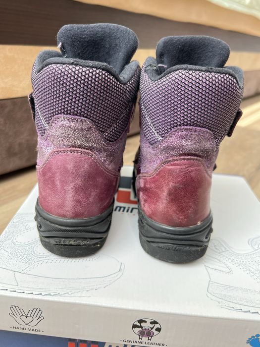 Зимові шкіряні чобітки Minimen 27 розмір (17,8 см)