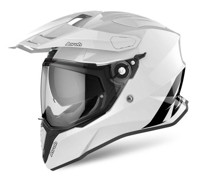 Kask AIROH COMMANDER Biały Połysk Rozmiar L + Pinlock