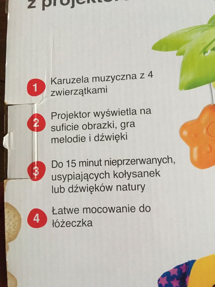 muzyczna karuzela z projektorem