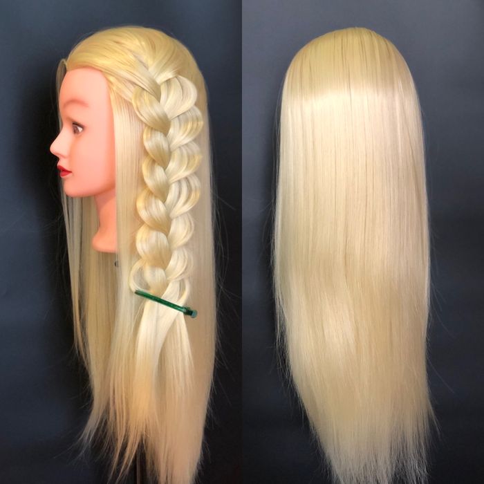 ТОП! Манекен голова для зачісок стрижки навчальна для плетіння лялька