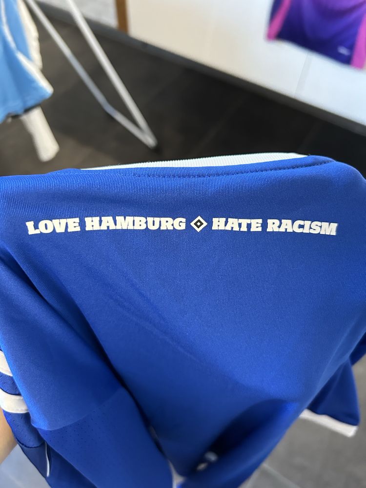 Koszulka Piłkarska Hamburger SV/HSV kolor niebieski, rozmiar M, nowa