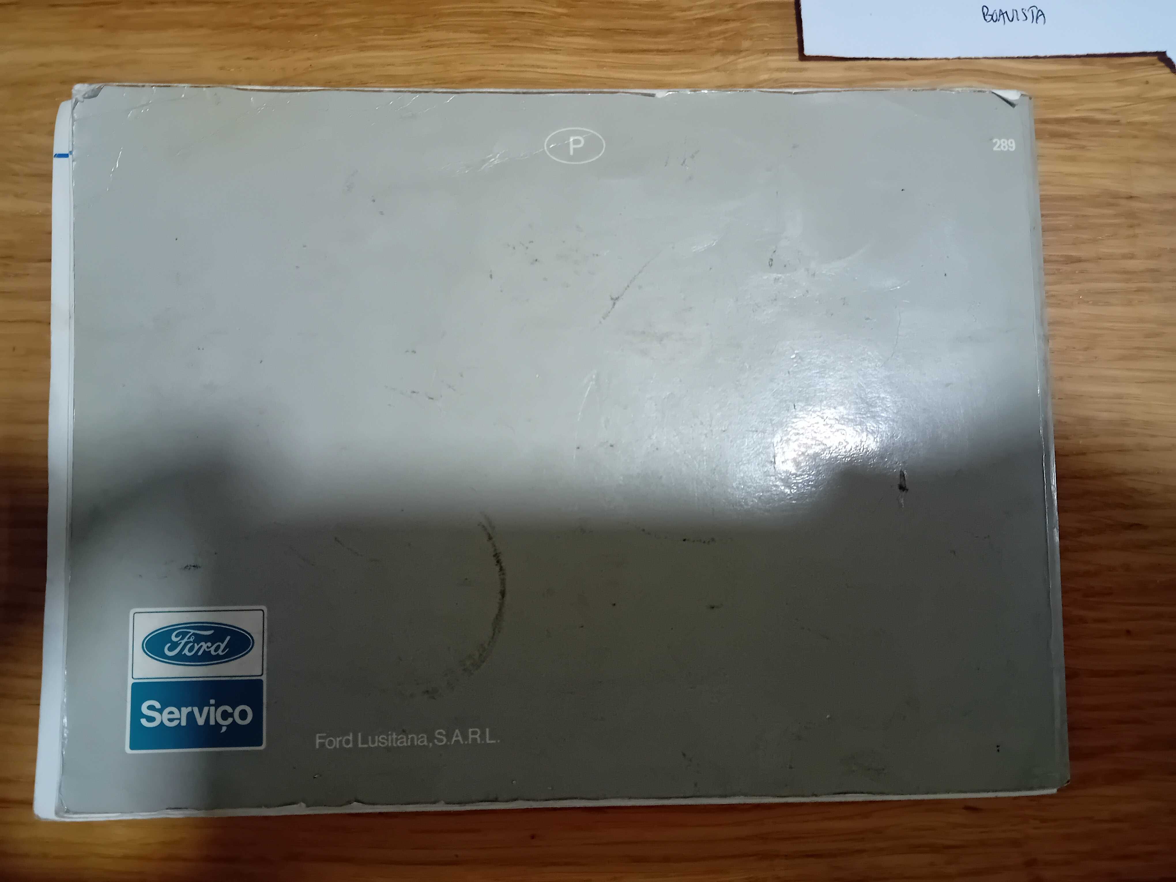Manual do proprietário Ford Escort gl 1987