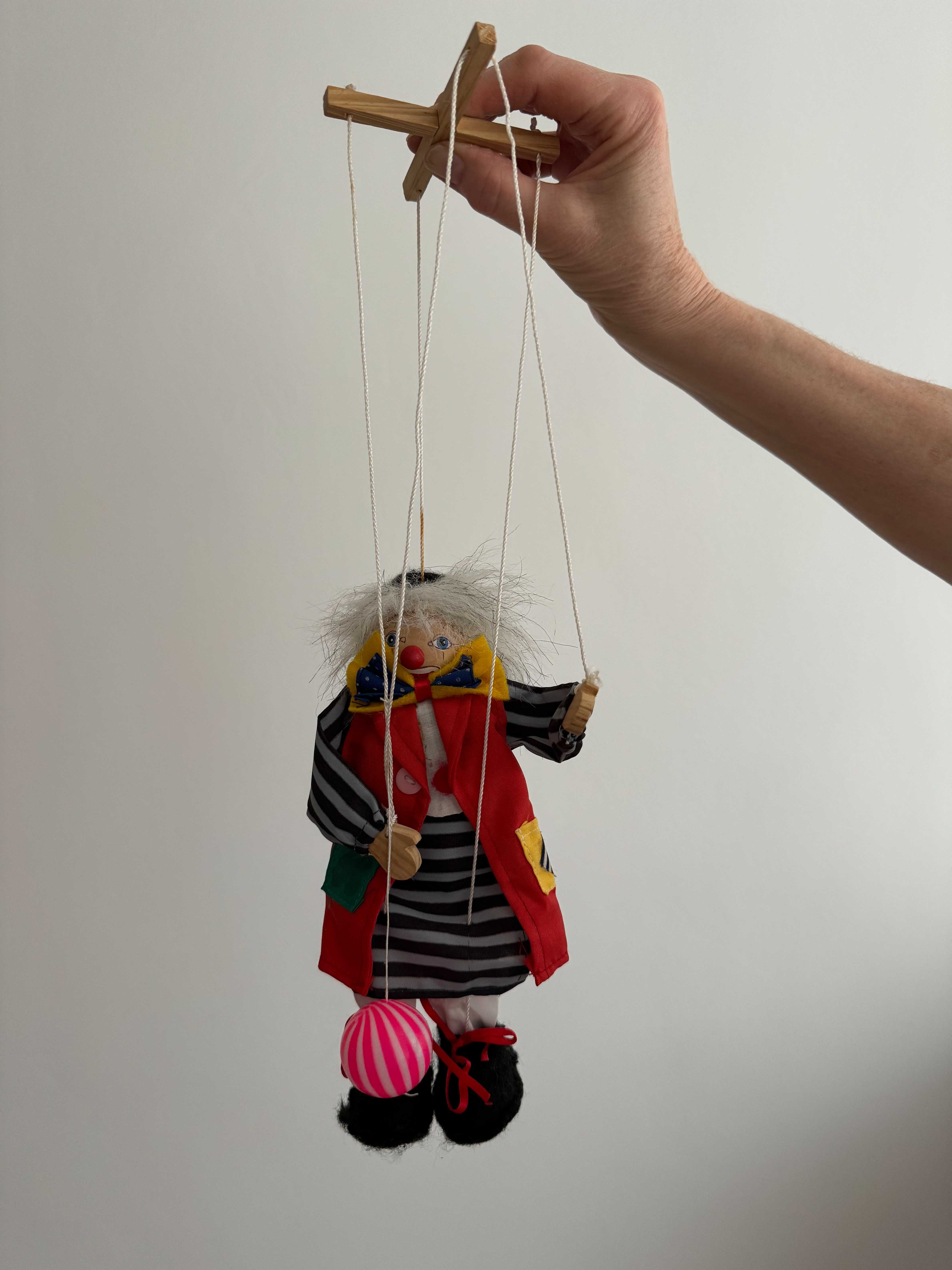 Klaun ceramiczny - marionetka