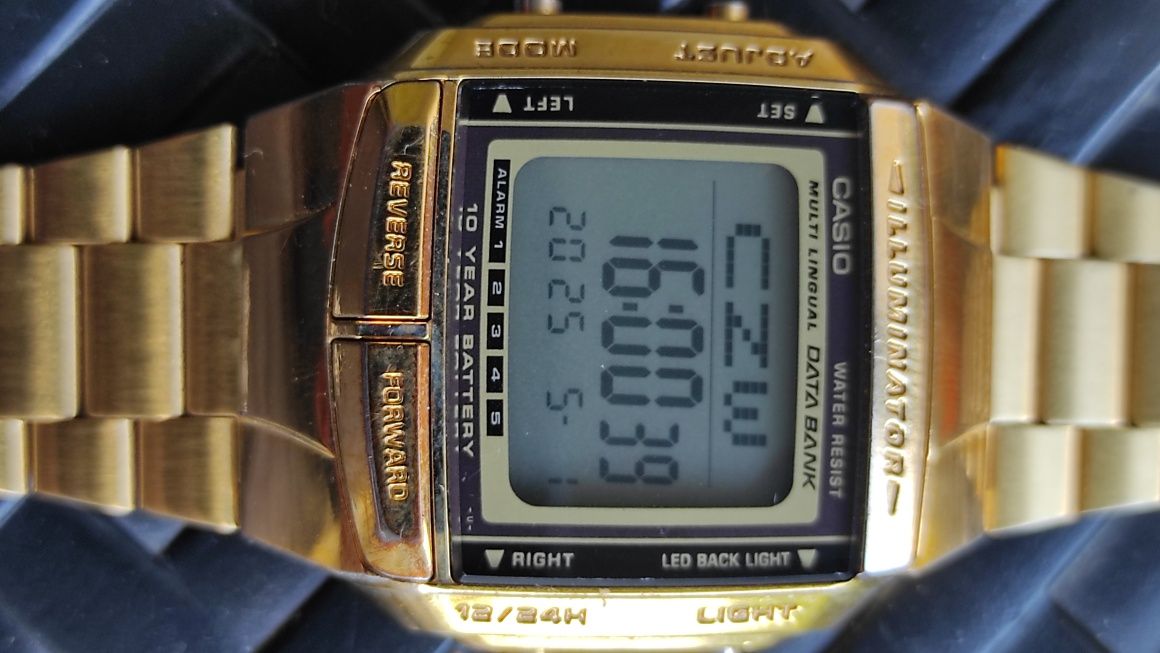 Zegarek Casio DB-360 złoty gold vintage retro