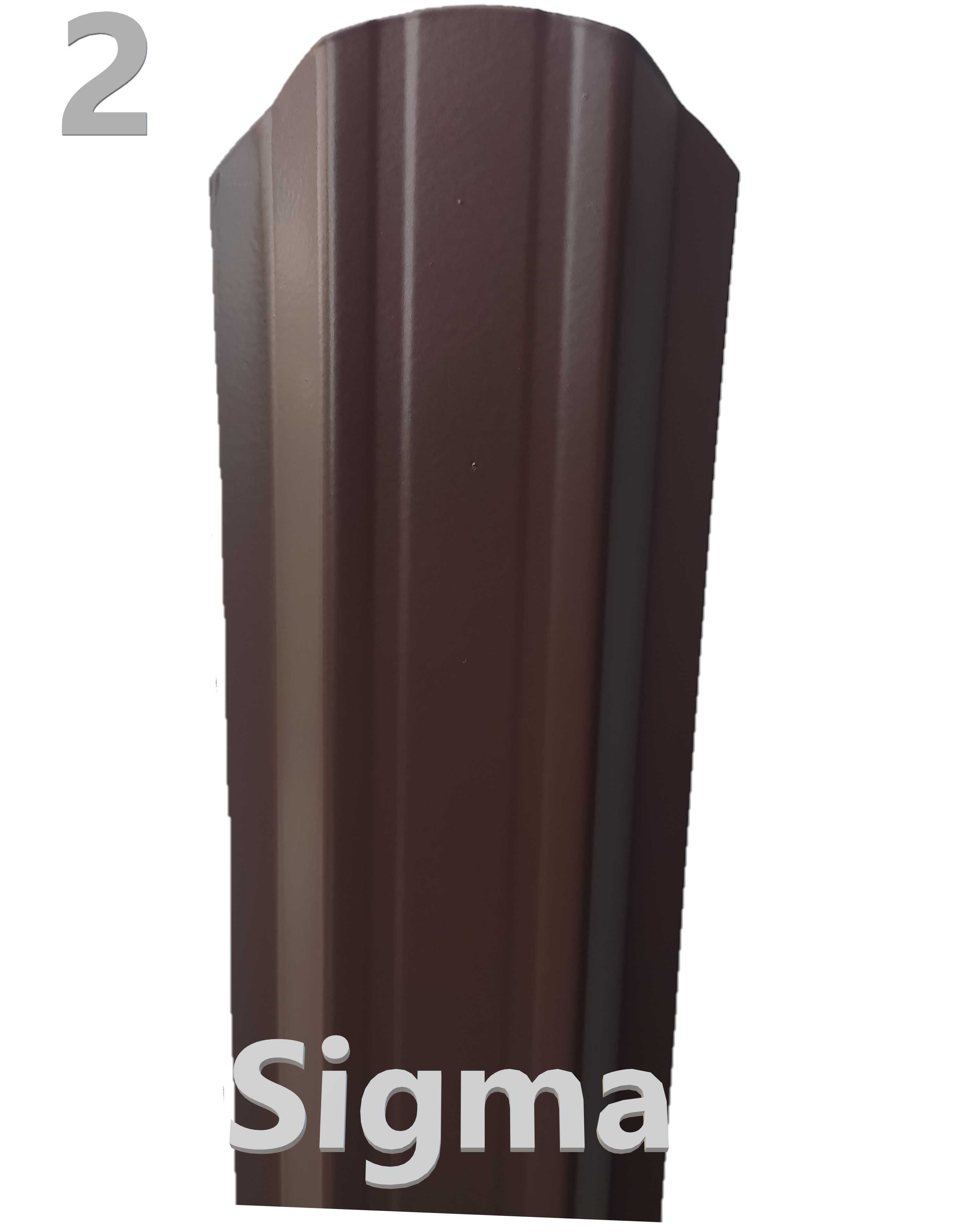 Sztachety 0,8mm metalowe SIGMA malowane proszkowo MAT obustronnie 11cm