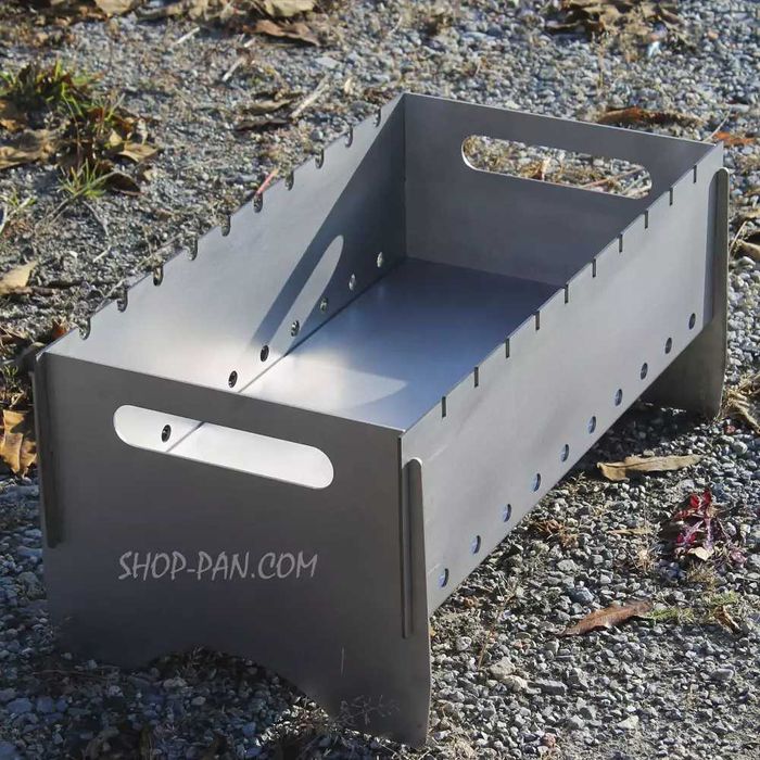 Мангал разборной туристичний з нержавійкина 10 ш *Південий*+Розпалювач