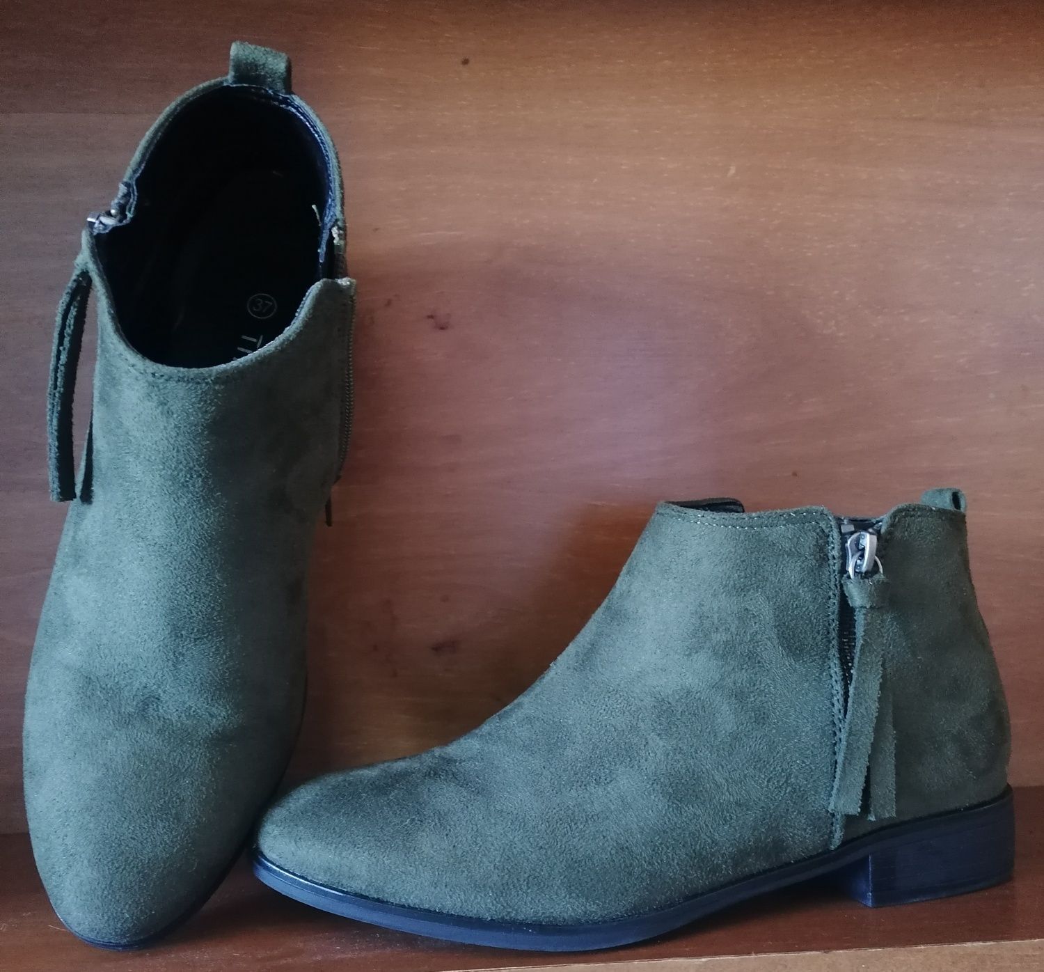 Botins Verde Musgo, Tam37