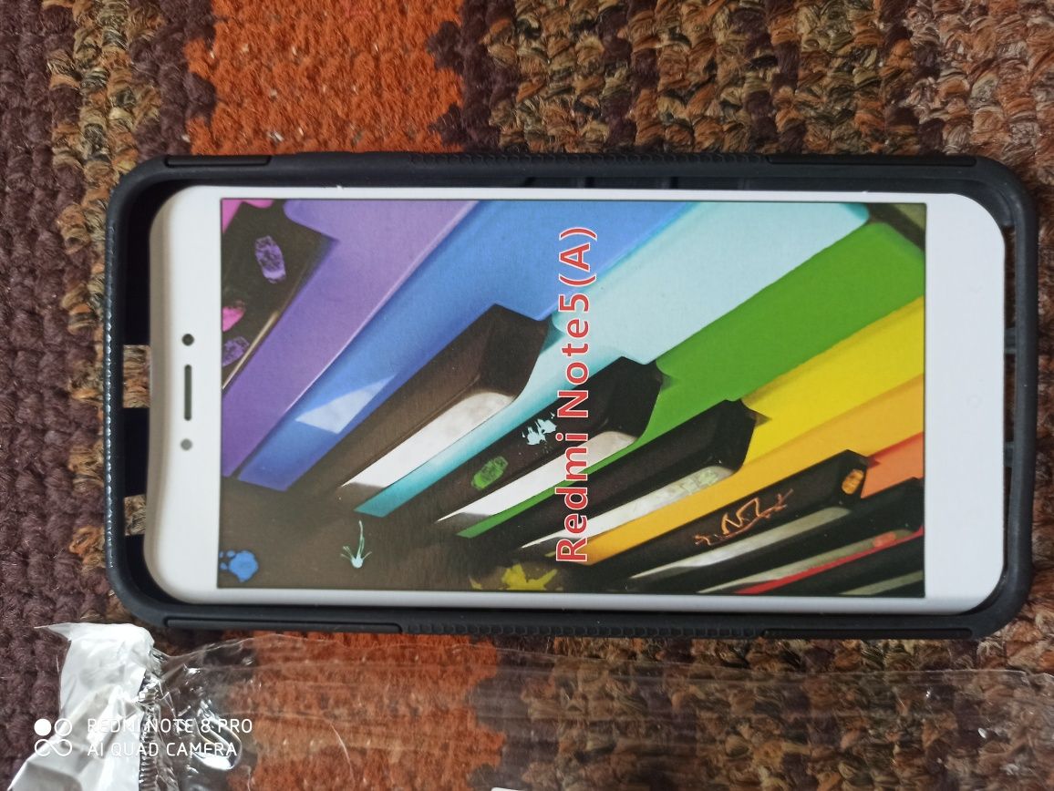 Противоударный чехол с подставкой Xiaomi redmi note 5a бампер