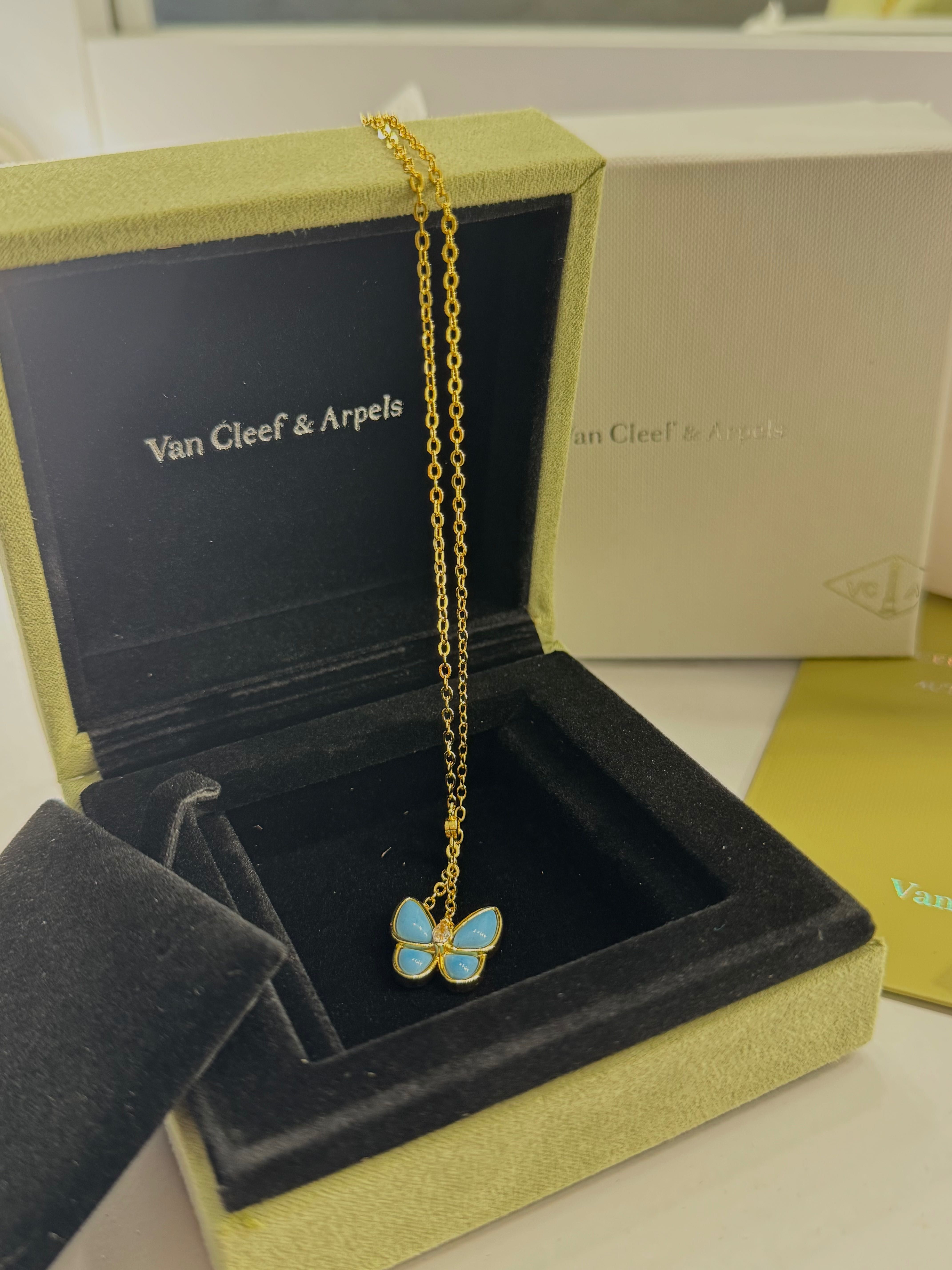 Van cleef & arpels,подвеска лимонное золото