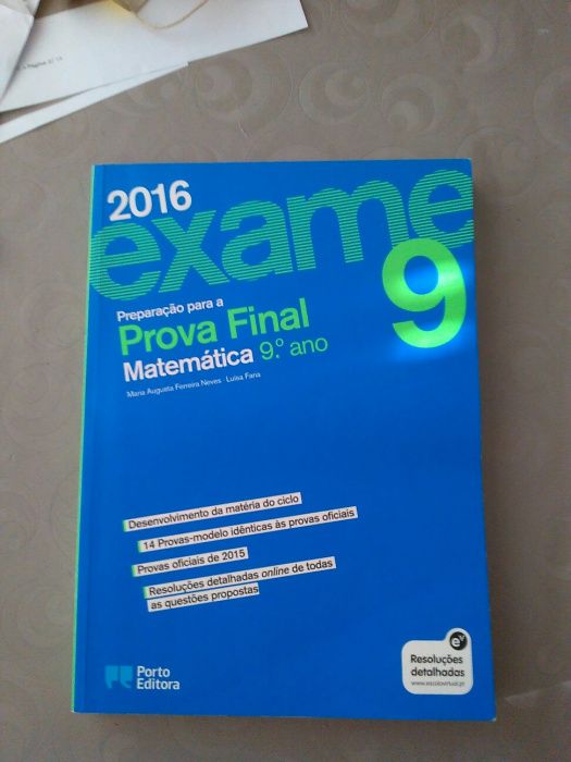 Livro exame Matemática 9.ano