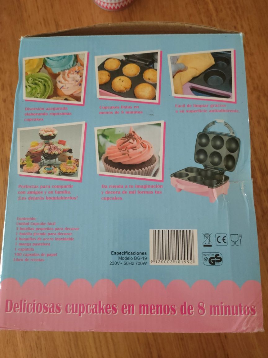 Máquina para fazer cupcakes