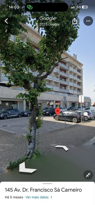 Apartamento T2, mobilado para arrendar