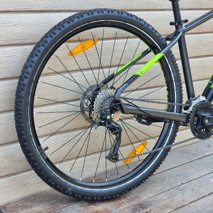 29 CUBE Aim SL Вилка 100mm Shimano Alivio 2x9 Disc Гідравлика LED свет