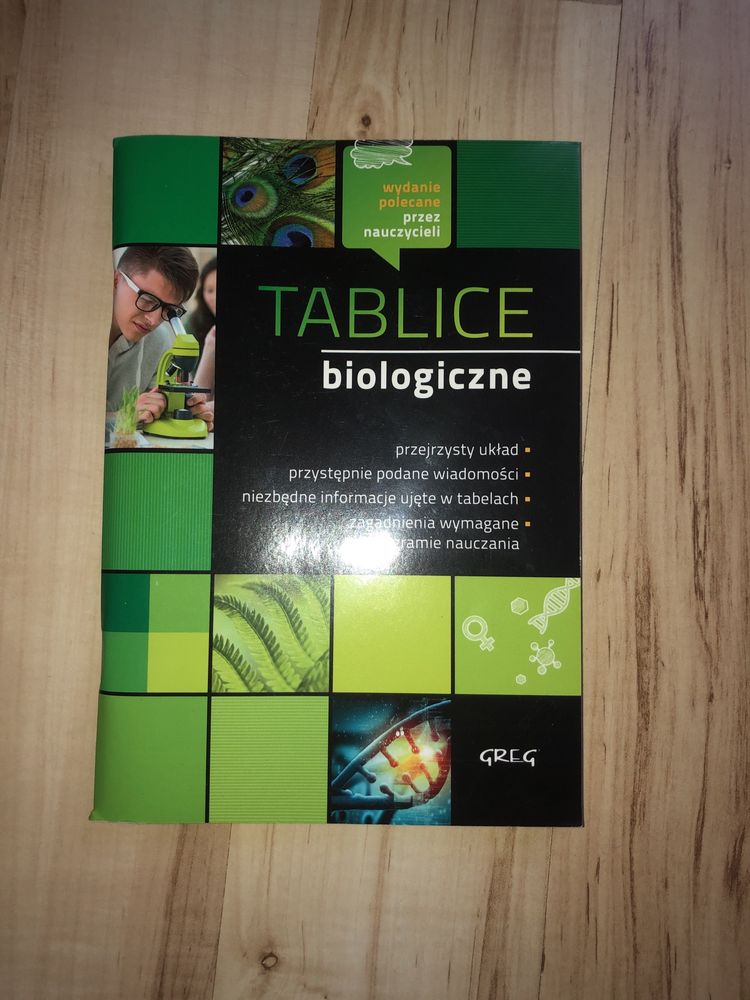 tablice biologiczne greg