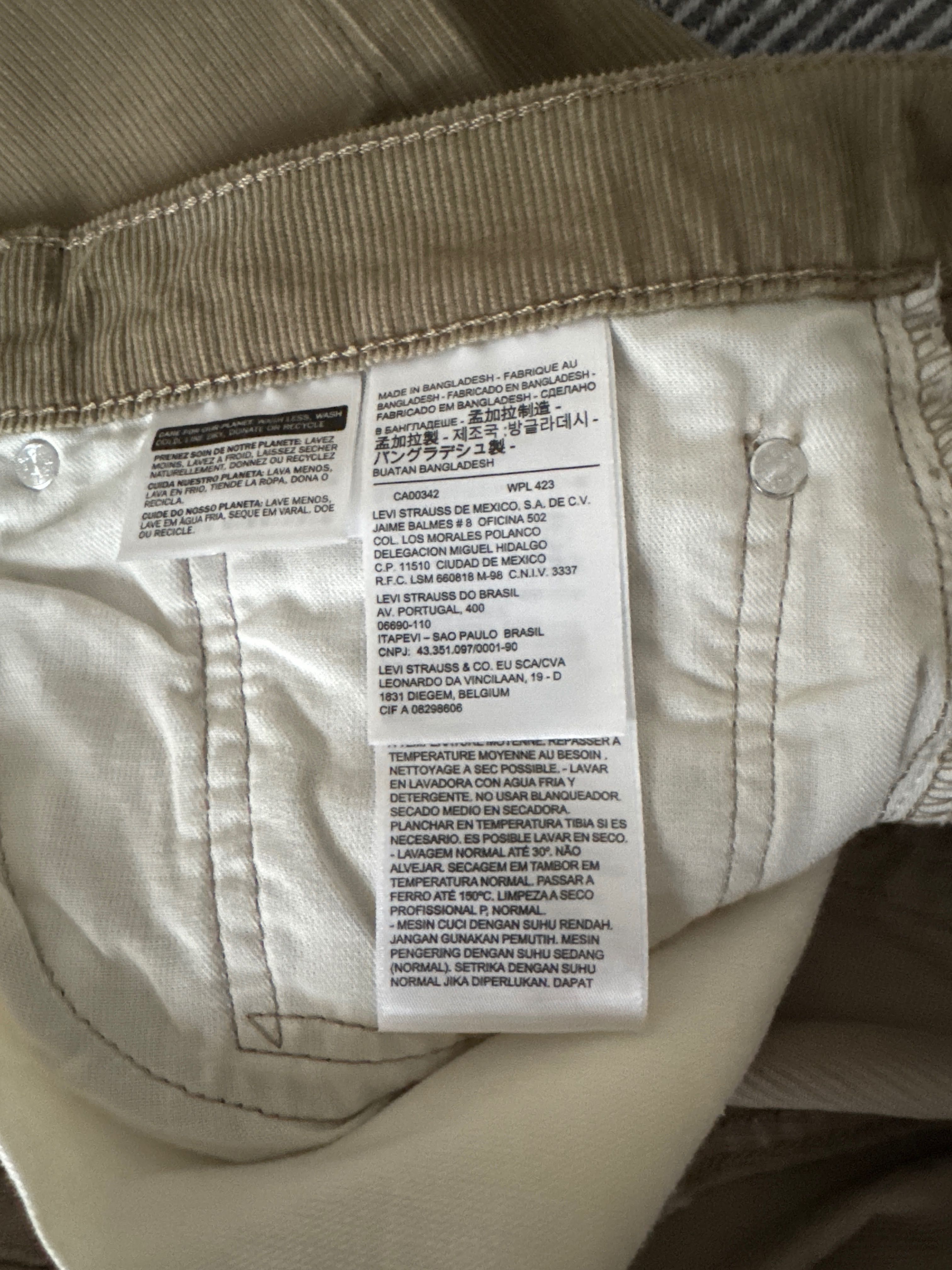 Levis 502 36x32 джинси вельветові нові стрейч з Америки