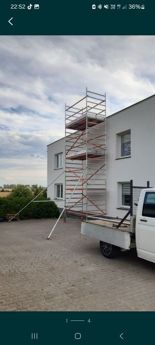 Wynajem rusztowań aluminiowych, jezdnych