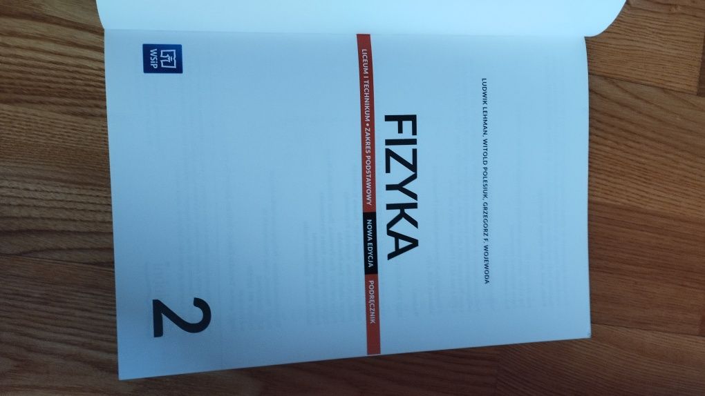 Podręcznik do fizyki liceum i technikum klasa 2