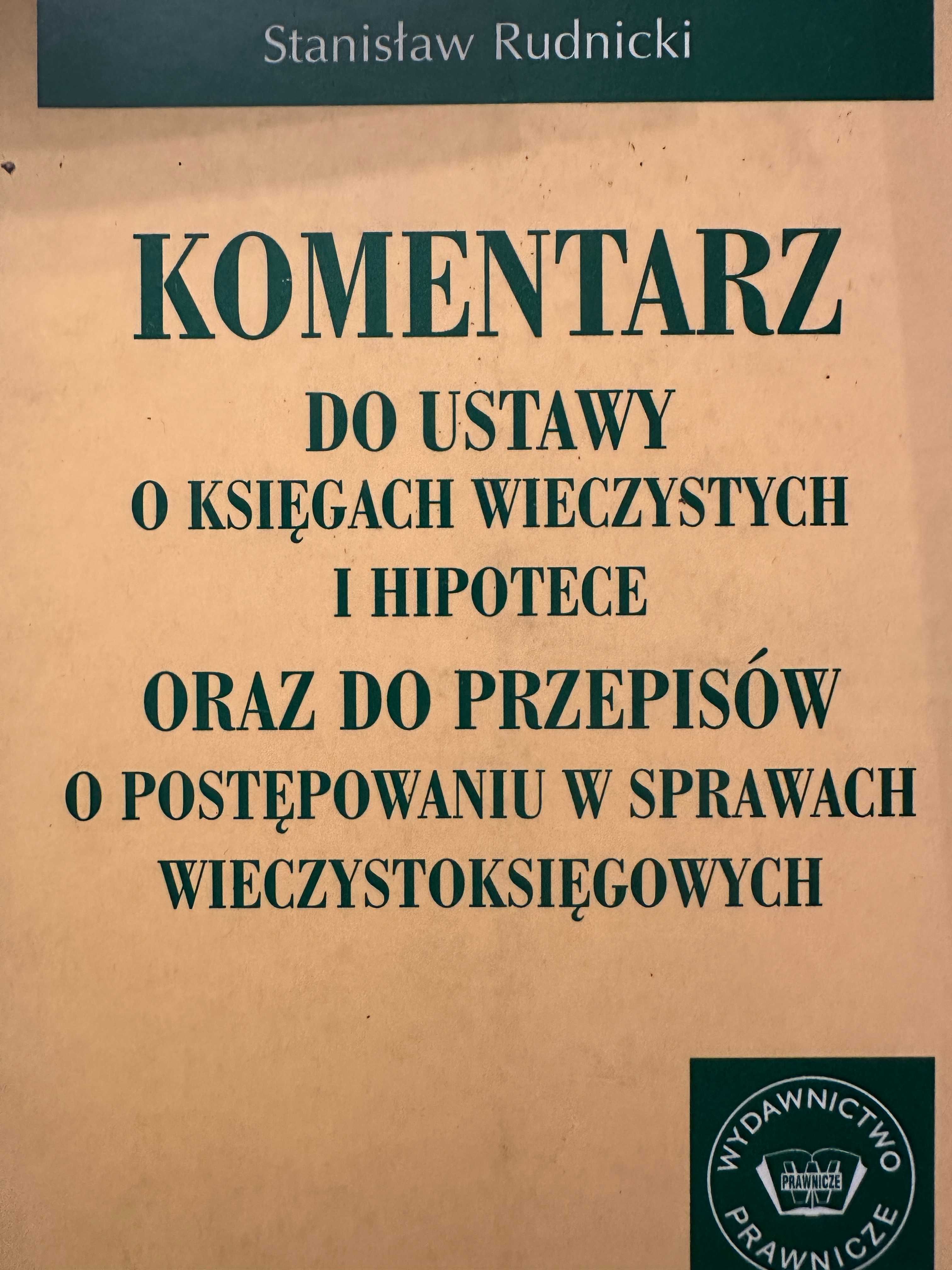 Księgi wieczyste, hipoteka Komentarz 2 książki