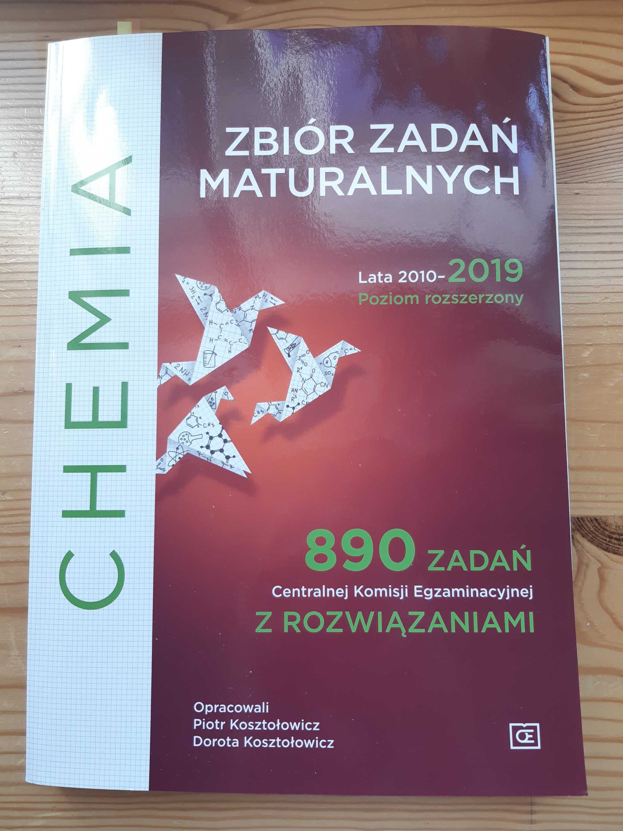 Zbiór  zadań  maturalnych chemia lata 2010 do 2019